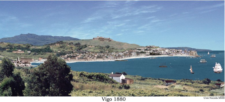 Recreacion de Vigo en 1880